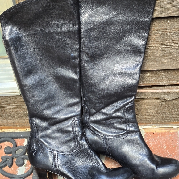 Frye black Miranda zip boots size 8 - Picture 2 of 12